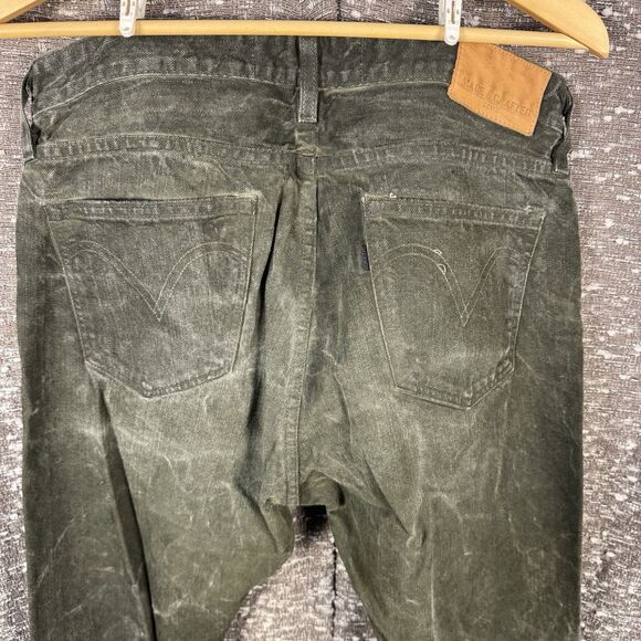 Levi's Made & Crafted Men's Tack Slim Green Jeans Pants W 32 Lot 05081-0098 - Picture 7 of 12